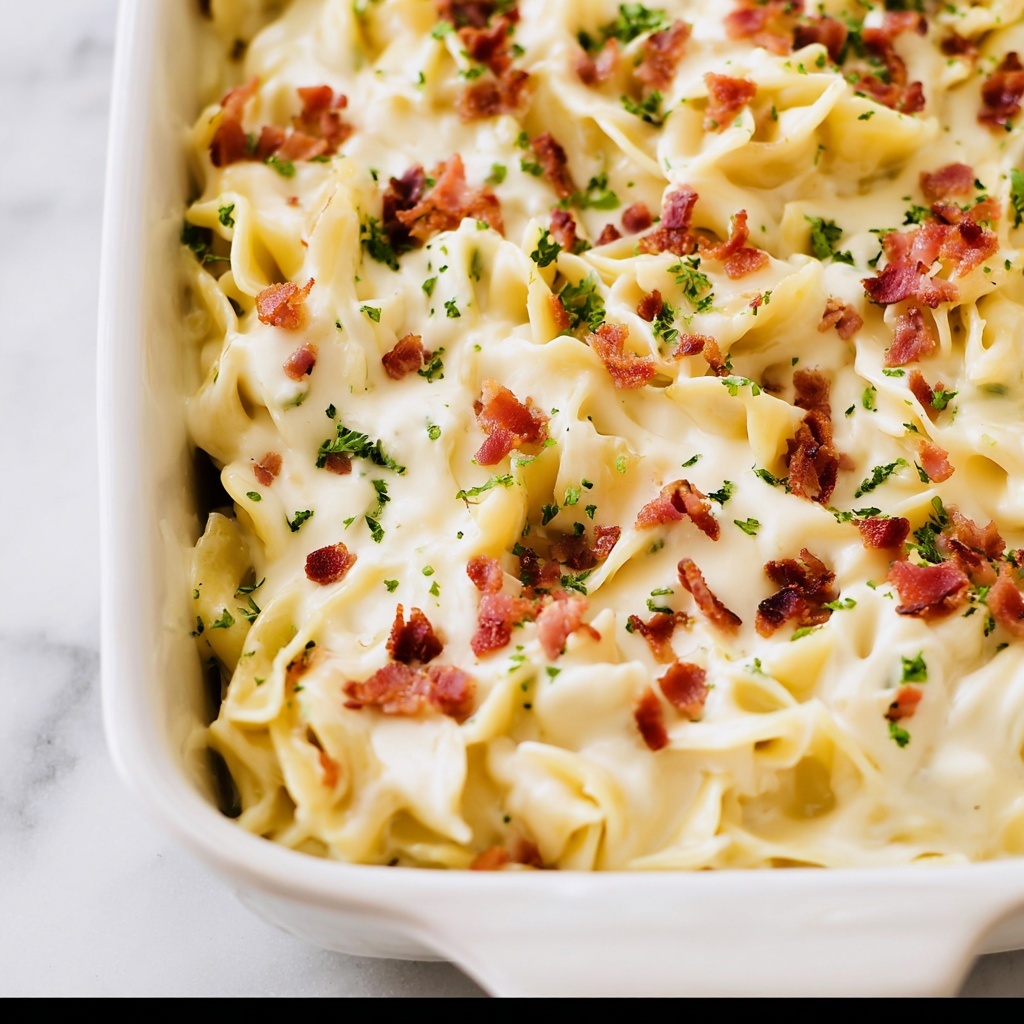 Chicken Bacon Ranch Baked Penne Recipe - Recipe Image