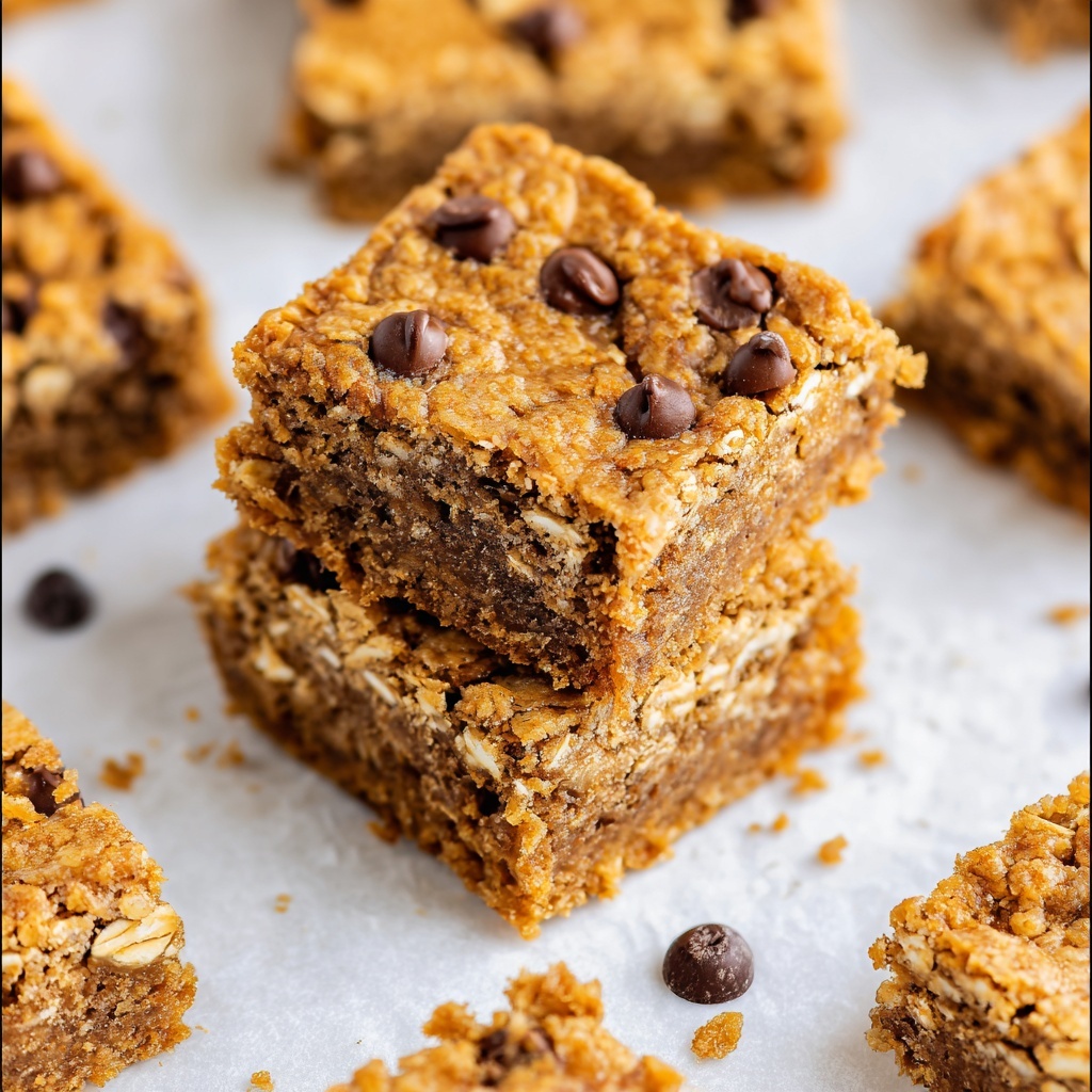 Pumpkin Oatmeal Bars Recipe - Recipe Image
