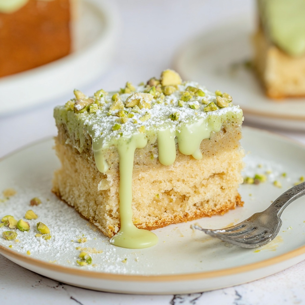 Vegan Pistachio Coffee Cake Recipe - Recipe Image