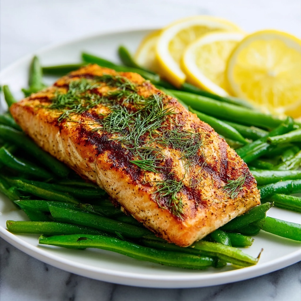 Lemon-Dill Crusted Air Fryer Salmon Recipe - Recipe Image