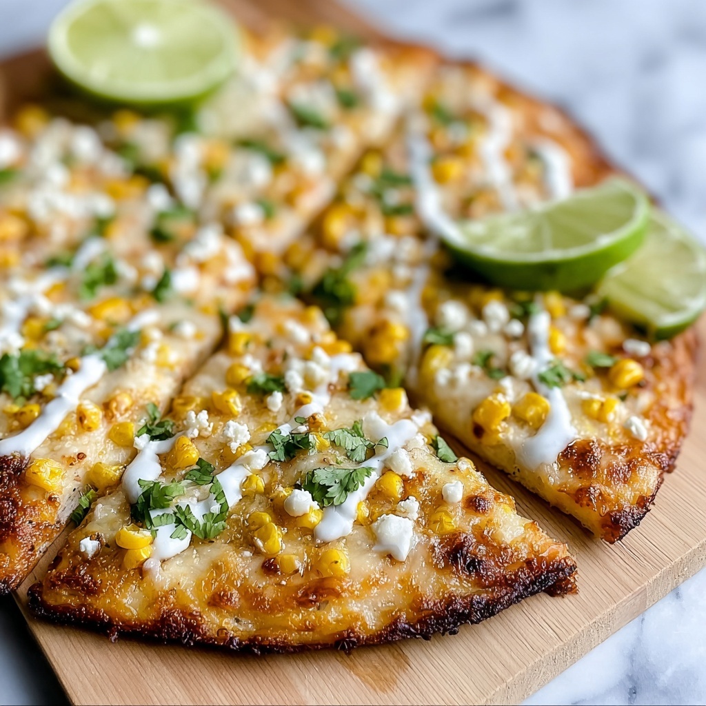 Elote Pizza Recipe - Recipe Image