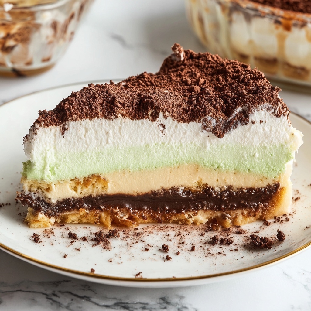Mint Chocolate Lasagna Recipe - Recipe Image