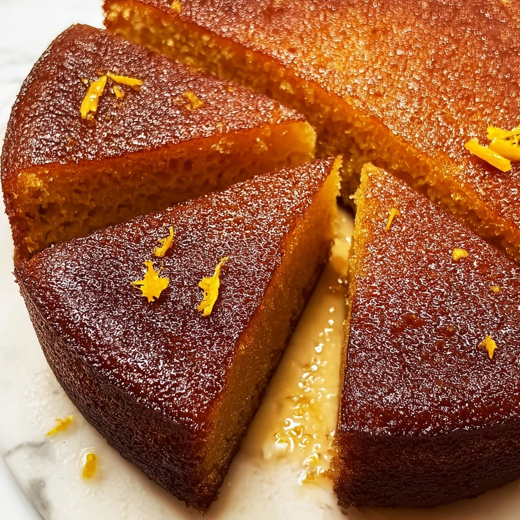 Semolina Cake with Yogurt and Orange Zest Recipe - Recipe Image
