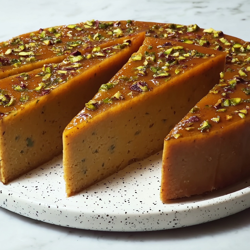 Fig and Pistachio Semolina Cake Recipe - Recipe Image