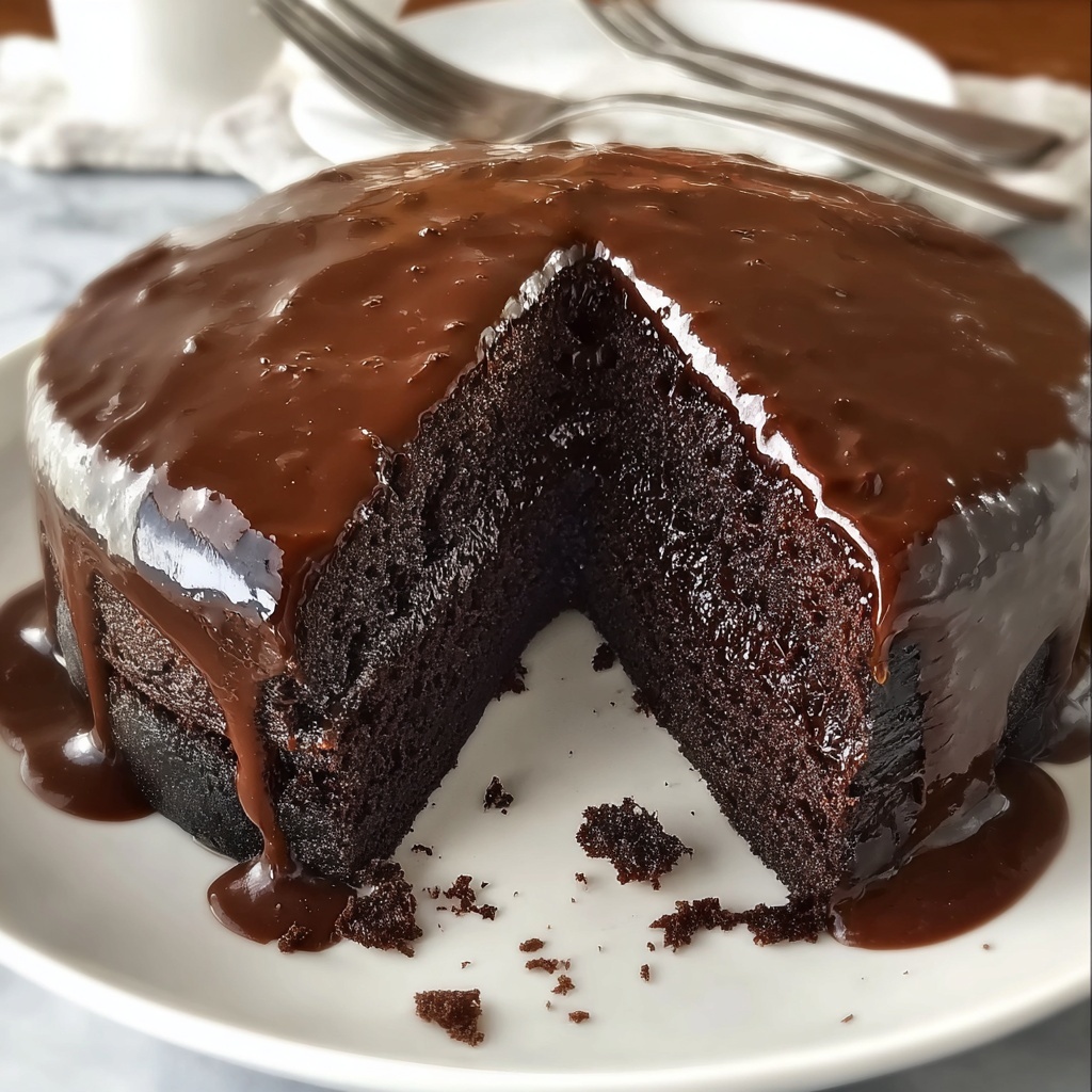 Sticky Date & Muscovado Cake with Citrus Glaze Recipe - Recipe Image