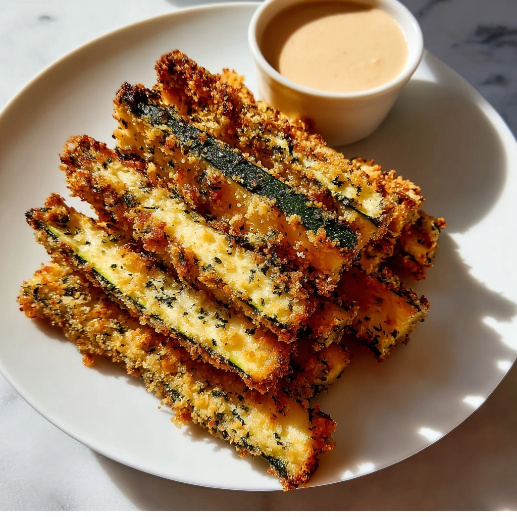 Healthy Low Carb Air Fryer Zucchini Fries: 7 Crispy Secrets Recipe - Recipe Image