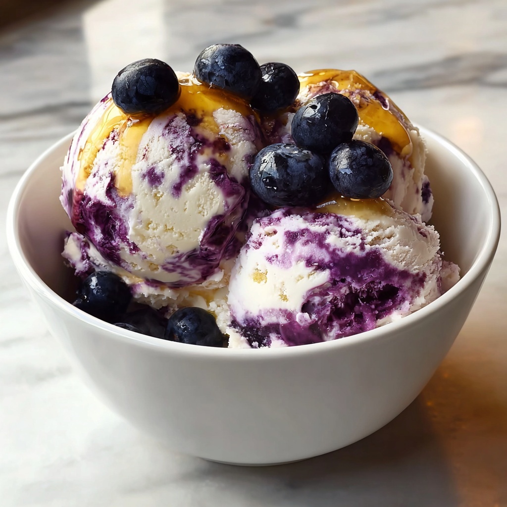 Healthy Blueberry Greek Frozen Yogurt: 5 Guilt-Free Joys Recipe - Recipe Image