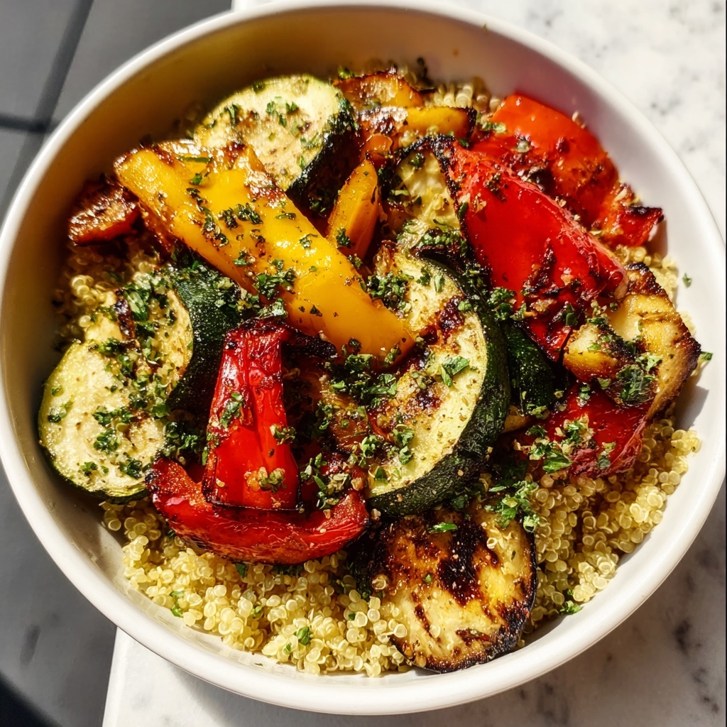 Grilled Veggie Quinoa Salad Recipe - Recipe Image