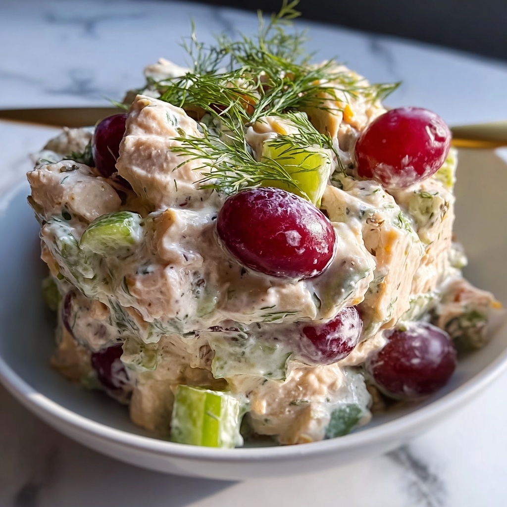 Greek Yogurt Chicken Salad Recipe: 15-Minute Meal Delight Recipe - Recipe Image