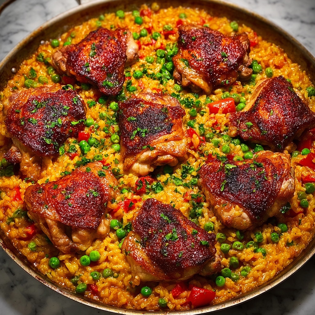 One-Pan Spanish Chicken and Rice Recipe - Recipe Image