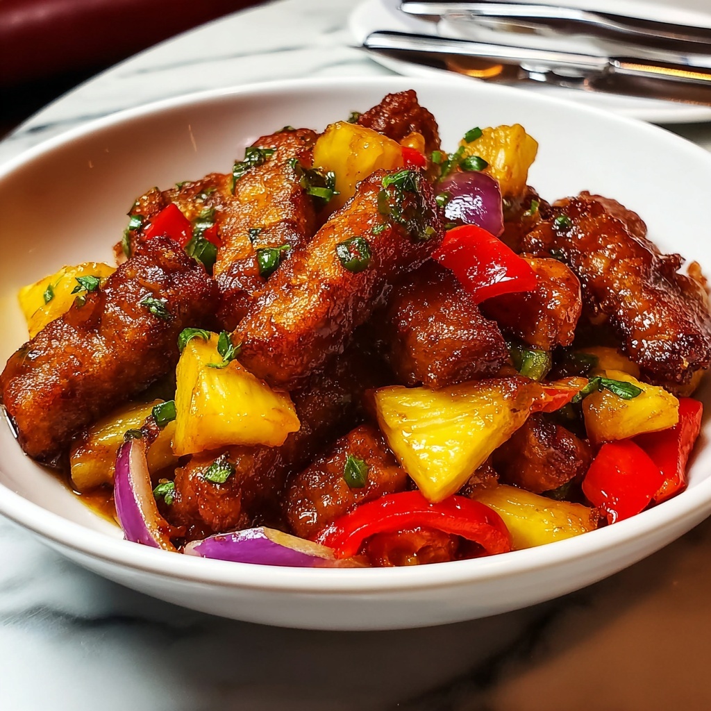 Sweet and Sour Chicken with Pineapple Recipe - Recipe Image