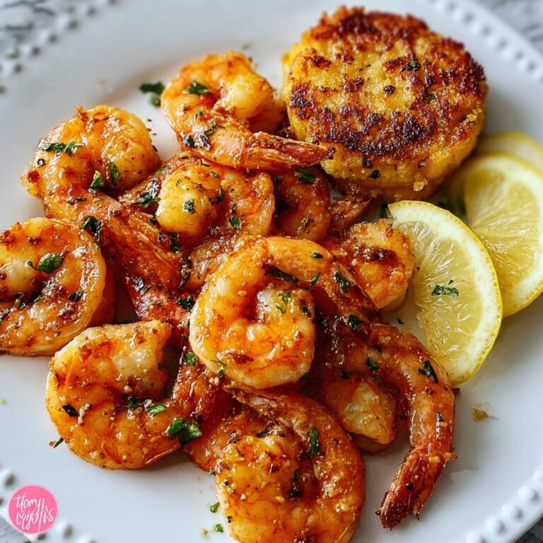 Air Fryer Shrimp with Lemon, Garlic, and Parsley Recipe