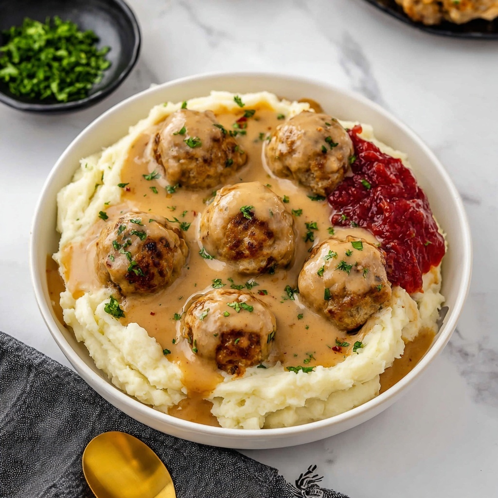 Chicken Swedish Meatballs Recipe - Recipe Image
