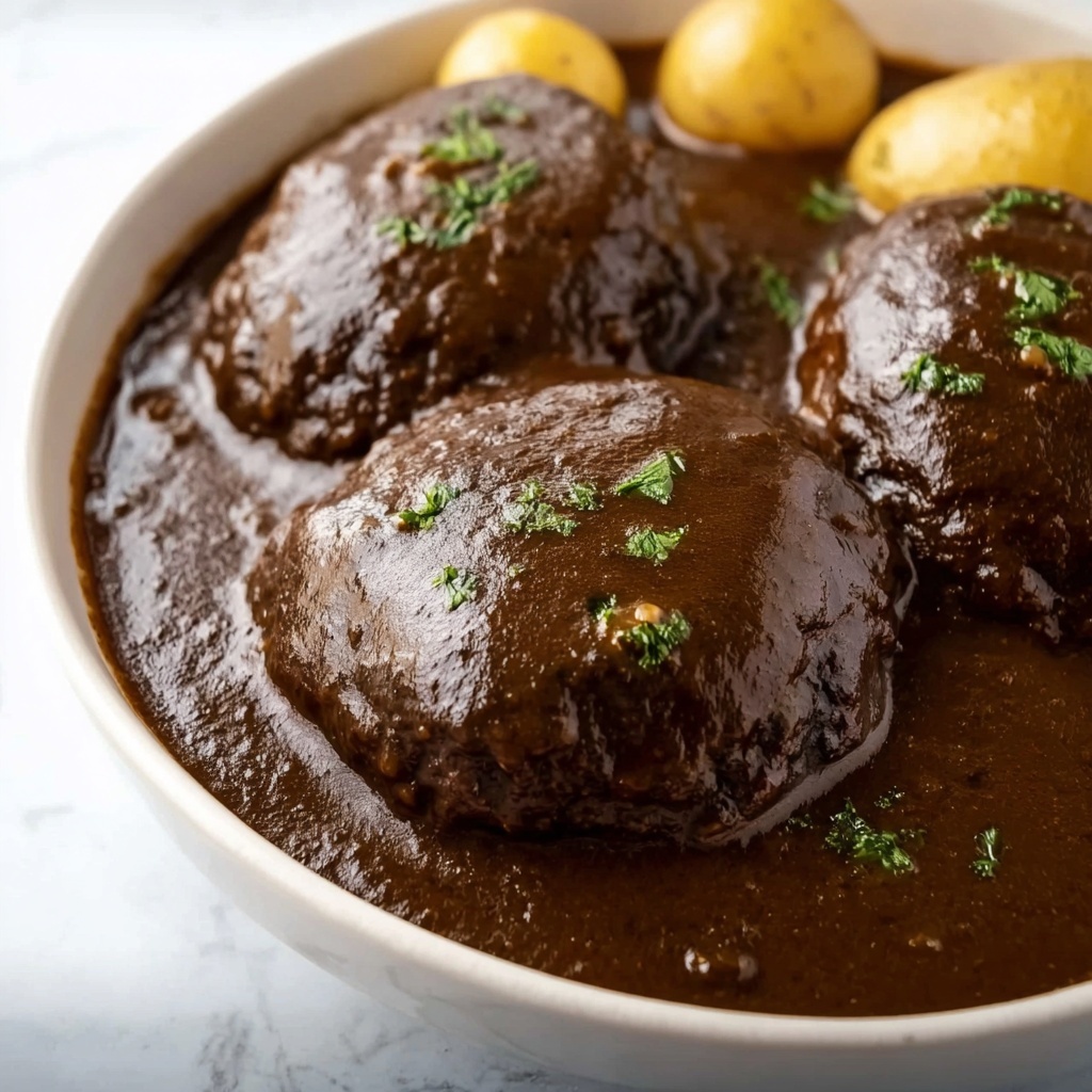 Savory Slow Cooker Salisbury Steak for Ultimate Comfort Recipe - Recipe Image