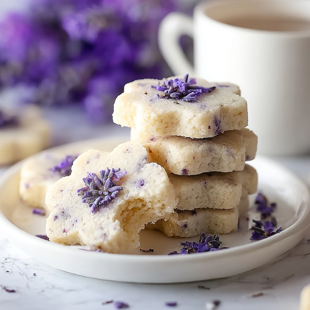 Lavender Shortbread Cookies Recipe - Recipe Image