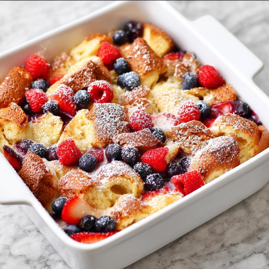 Berry Croissant Bake Recipe - Recipe Image