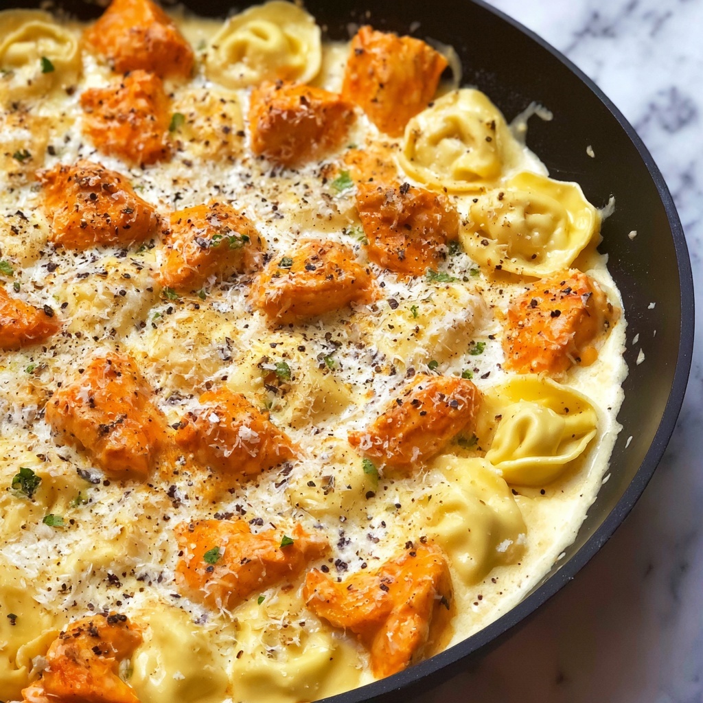 Buffalo Chicken Tortellini Alfredo Recipe - Recipe Image
