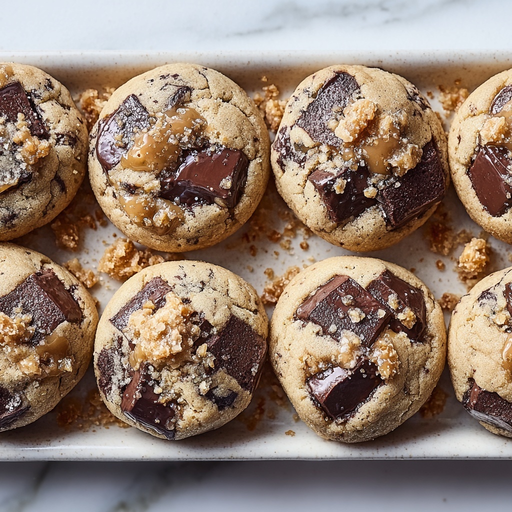 Browned Butter Toffee Chocolate Chip Cookies Recipe - Recipe Image