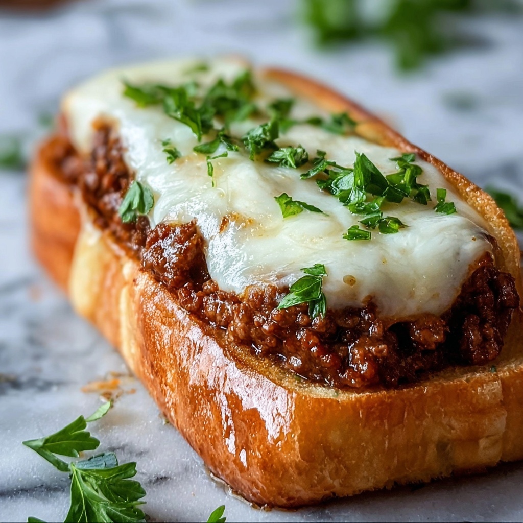 Cheesesteak-Stuffed Garlic Bread Loaf Recipe - Recipe Image