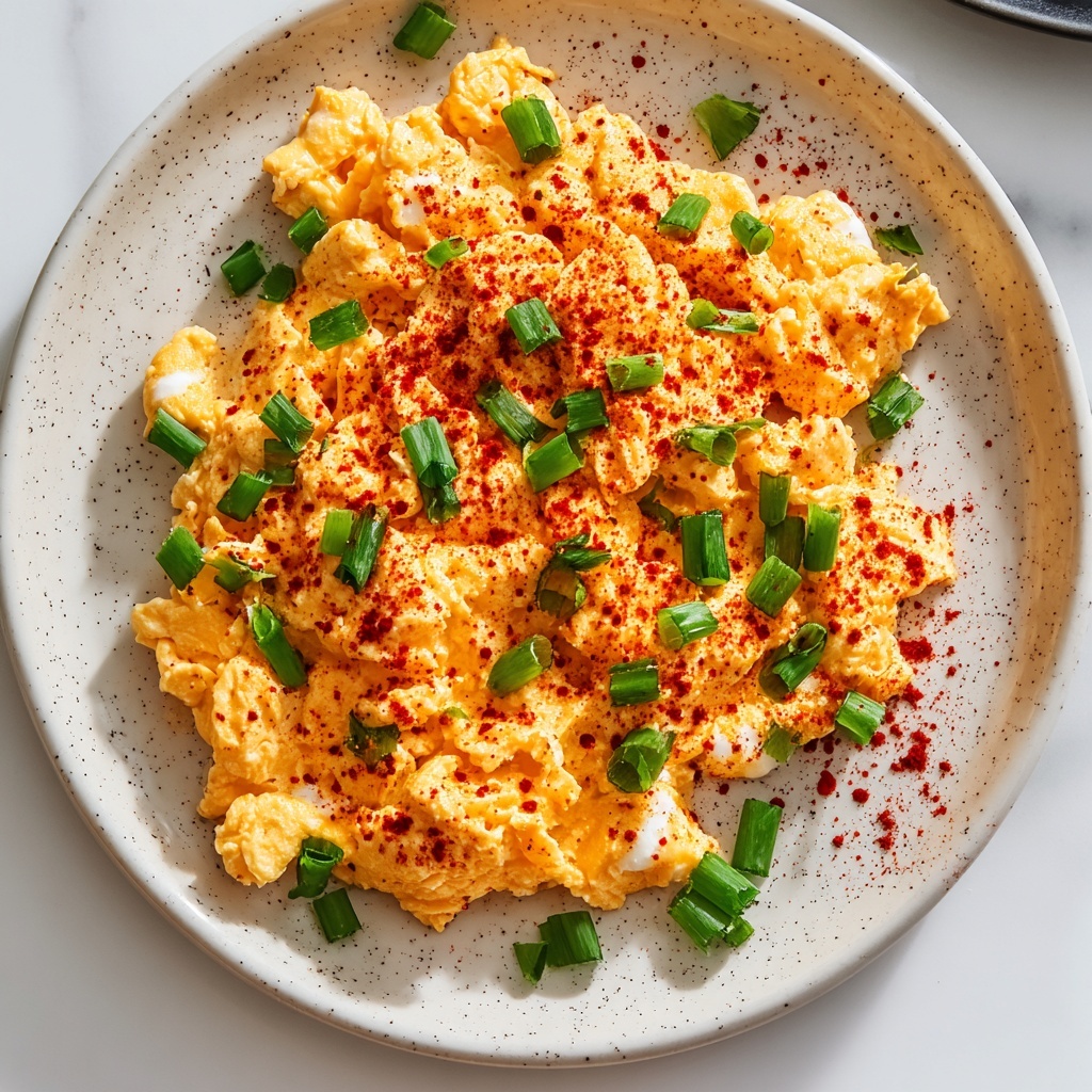 Gochujang Scrambled Eggs Recipe - Recipe Image