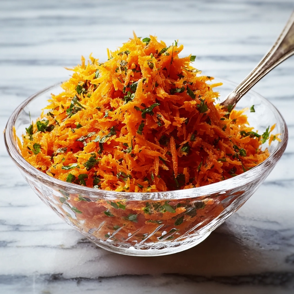 Grated Carrot Salad with Fresh Herbs and Cider Vinaigrette Recipe - Recipe Image