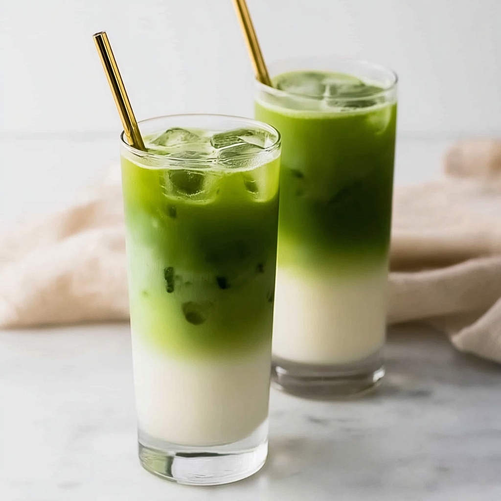 Iced Matcha Latte Recipe - Recipe Image