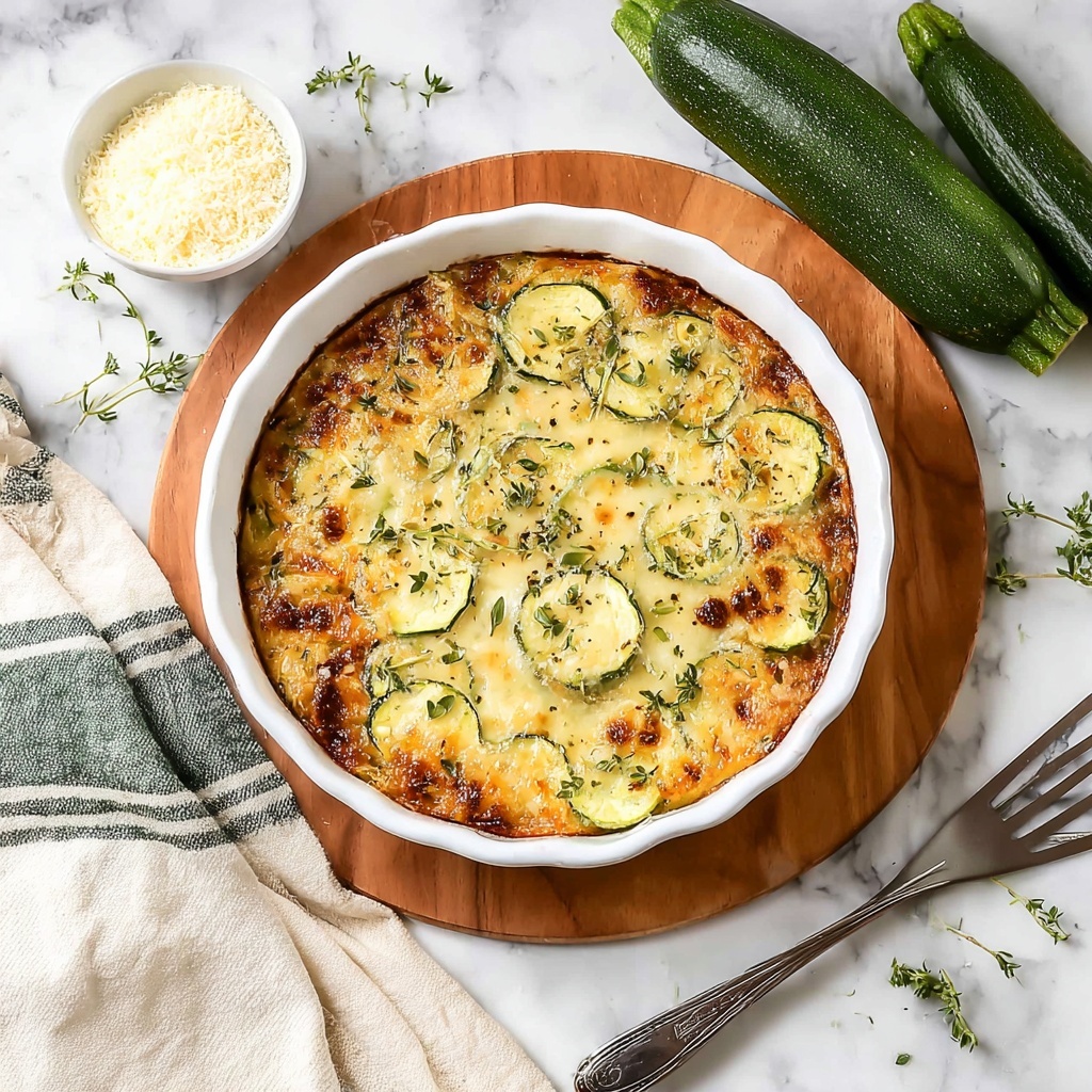 Crustless Zucchini Pie Recipe - Recipe Image