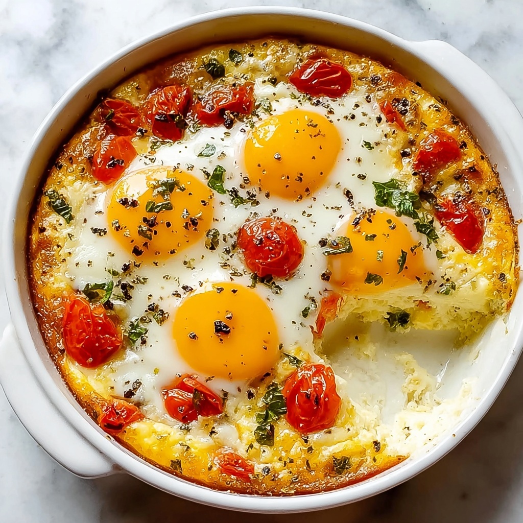 Baked Feta Eggs Recipe - Recipe Image