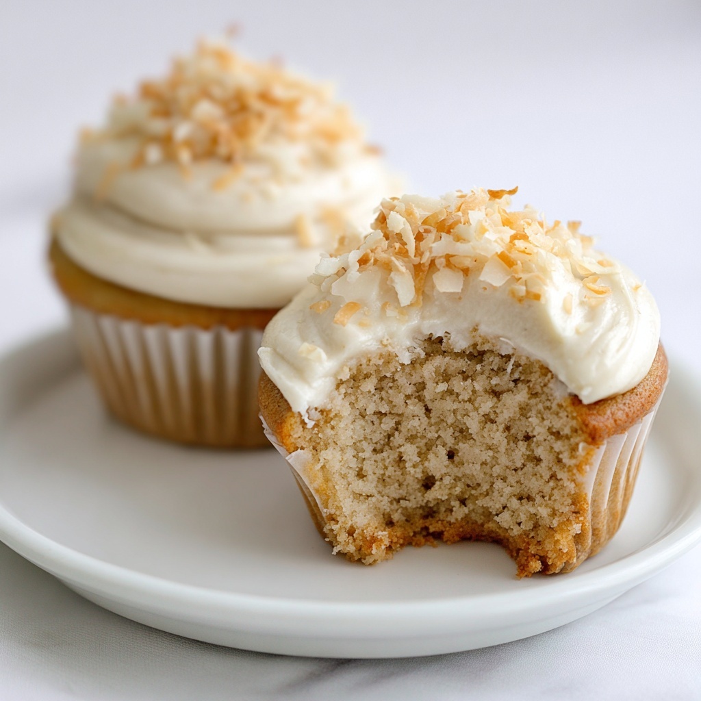 Gluten-Free Vegan Coconut Cupcakes Recipe - Recipe Image