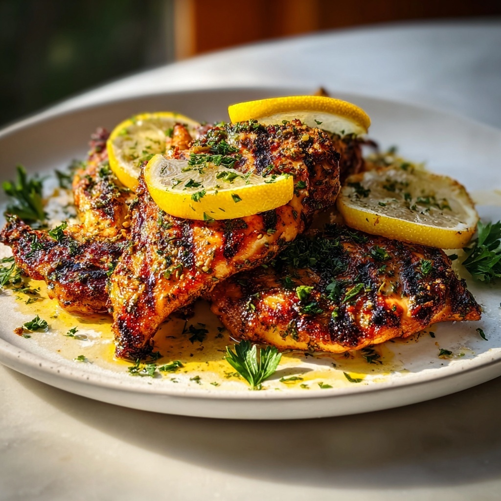 Zesty Grilled Lemon Chicken Breast Recipe - Recipe Image