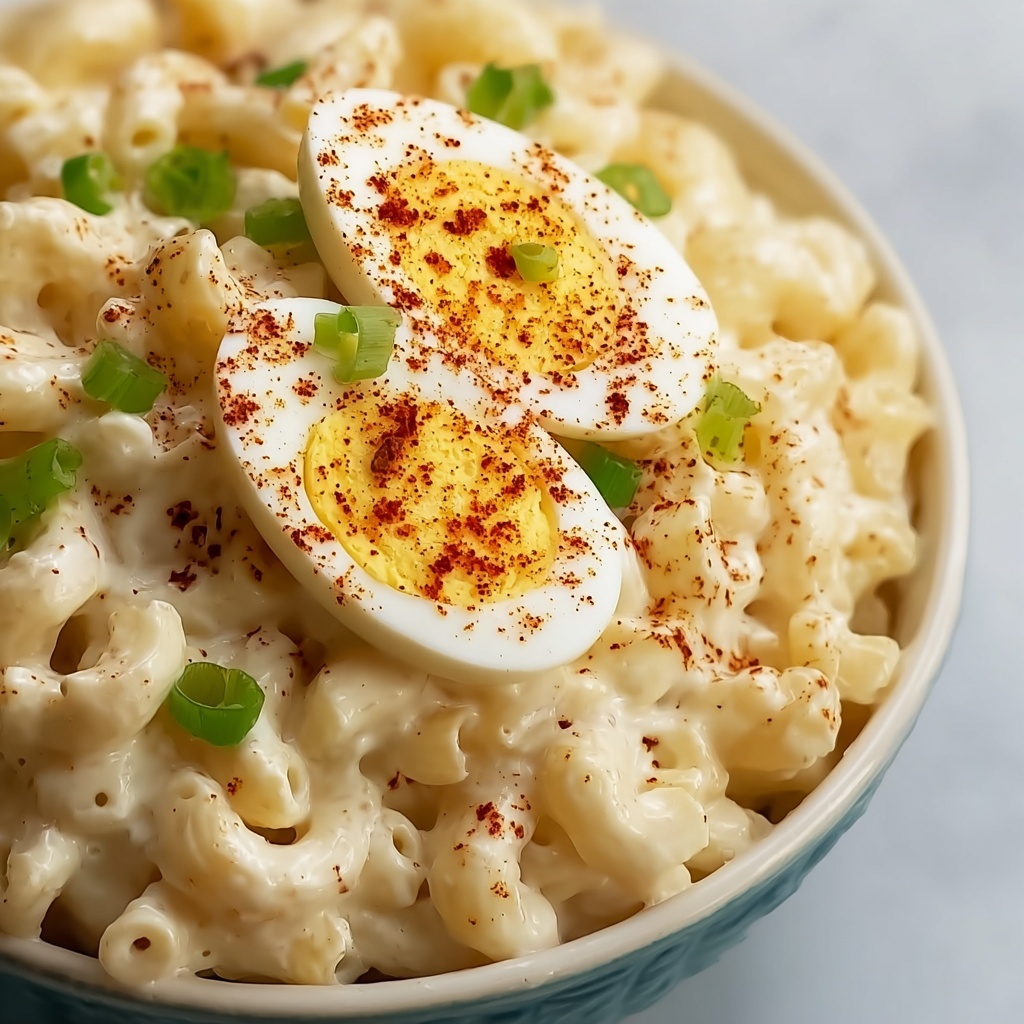 Deviled Egg Macaroni Salad Recipe - Recipe Image