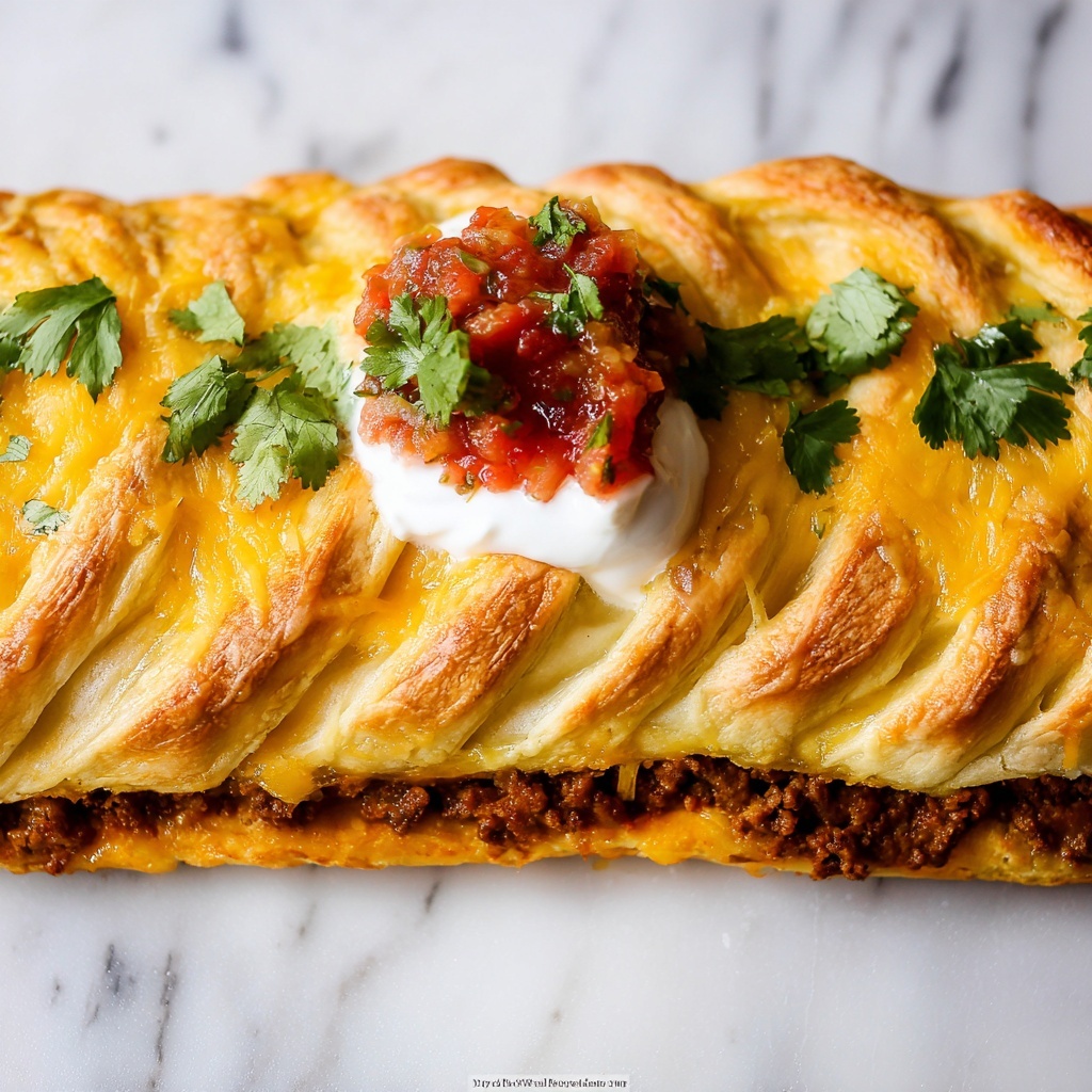 Taco Braid Recipe - Recipe Image