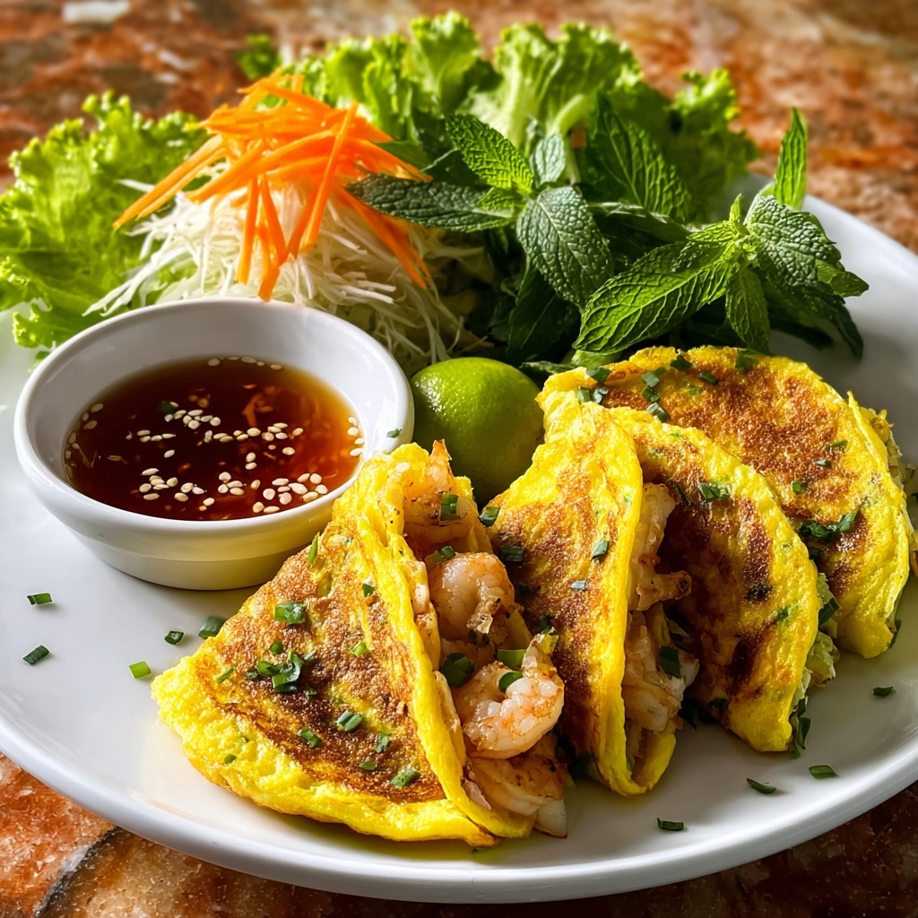 Vietnamese Pho-Style Banh Xeo Pancakes Recipe - Recipe Image