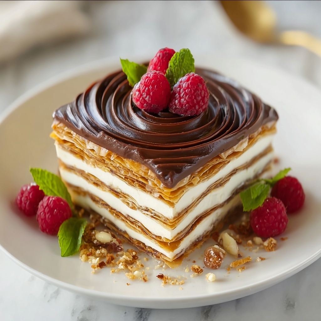 Viral Phyllo Crinkle Cake Recipe - Recipe Image