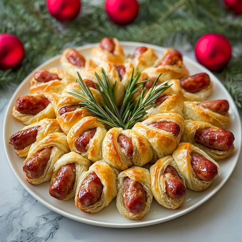 Candy Cane Pigs in a Blanket Recipe - Recipe Image