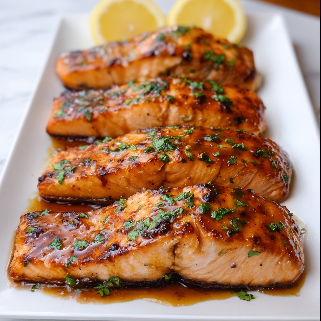 Honey Glazed Salmon Recipe - Recipe Image