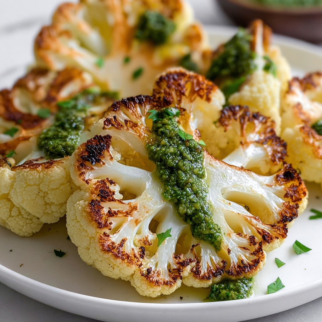 Roasted Cauliflower Steaks Recipe - Recipe Image