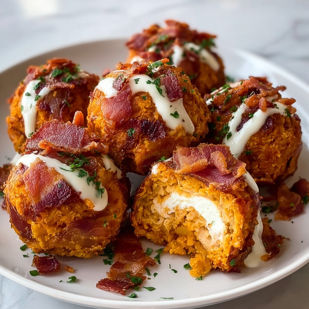 Buffalo Chicken Bacon Mozzarella Bombs Recipe - Recipe Image
