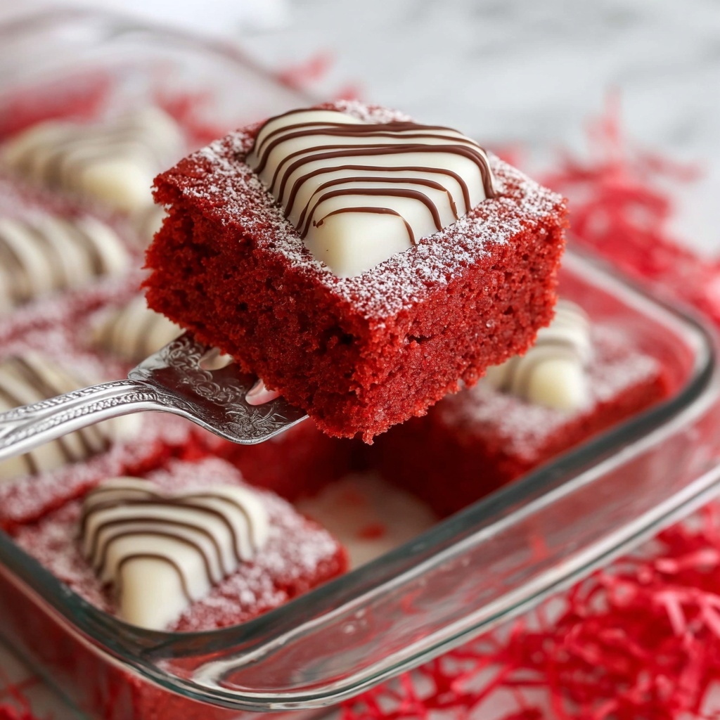 Easy Red Velvet Cake with Hershey’s Hugs Recipe - Recipe Image