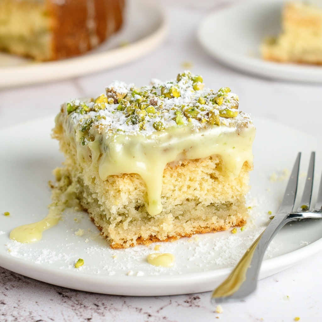 Vegan Pistachio Coffee Cake Recipe - Recipe Image