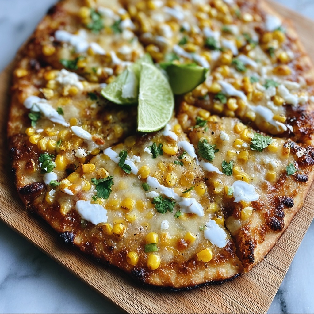 Elote Pizza Recipe - Recipe Image