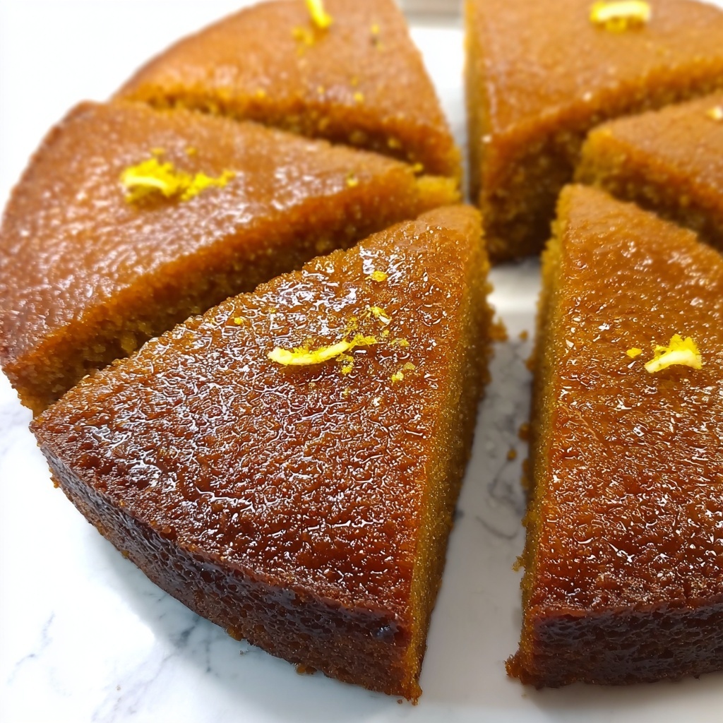 Semolina Cake with Yogurt and Orange Zest Recipe - Recipe Image