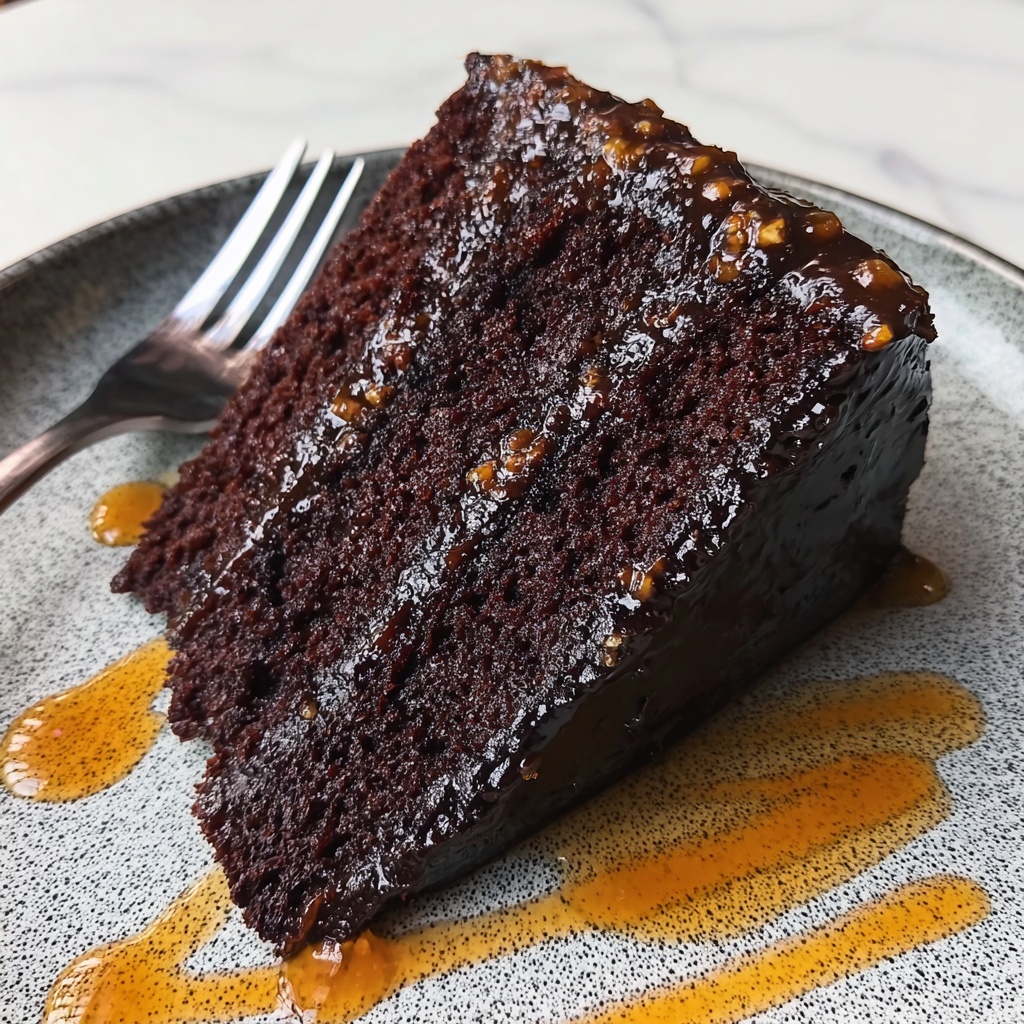 Dark Honey Date Cake with Spiced Syrup Recipe - Recipe Image