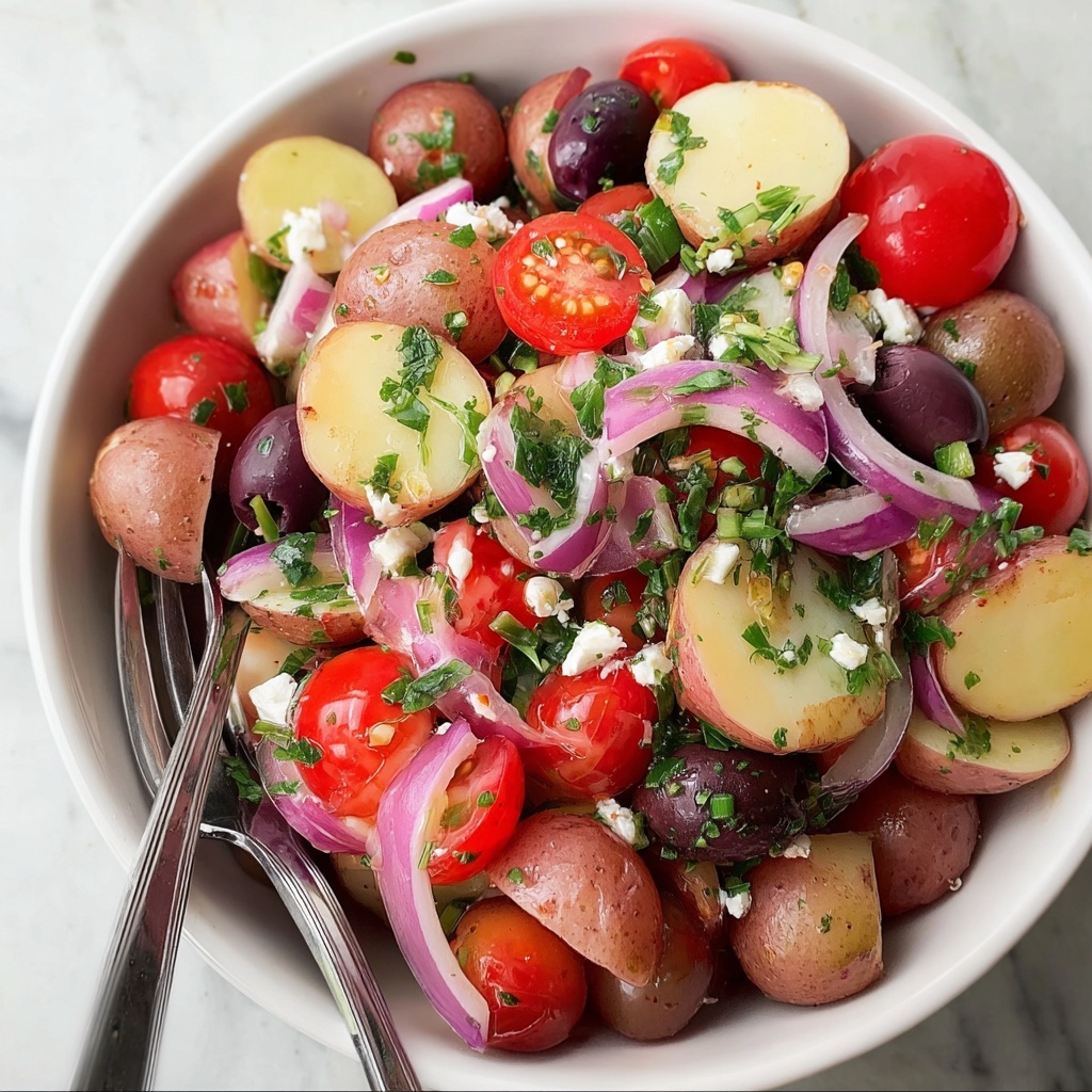 Mediterranean Potato Salad Recipe - Recipe Image