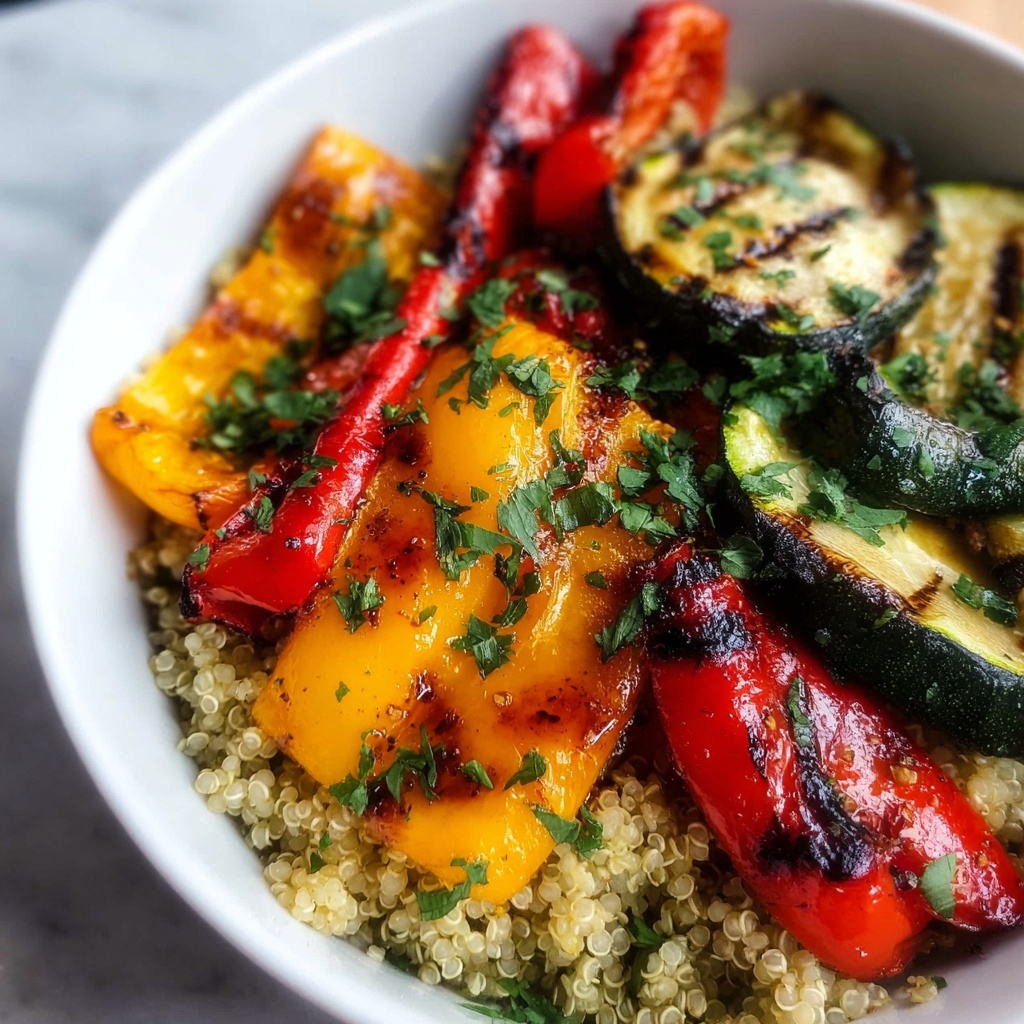 Grilled Veggie Quinoa Salad Recipe - Recipe Image