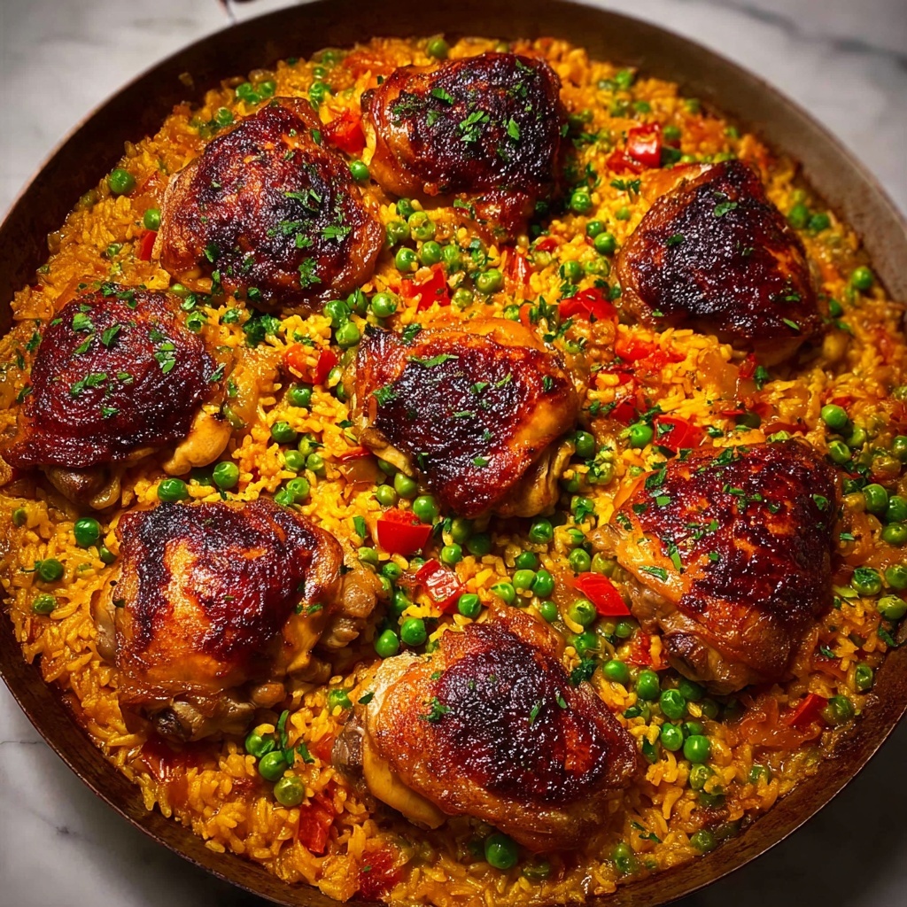 One-Pan Spanish Chicken and Rice Recipe - Recipe Image
