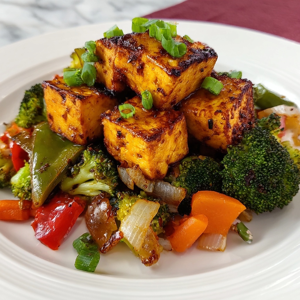 Easy Vegetable Tofu Stir Fry Recipe - Recipe Image