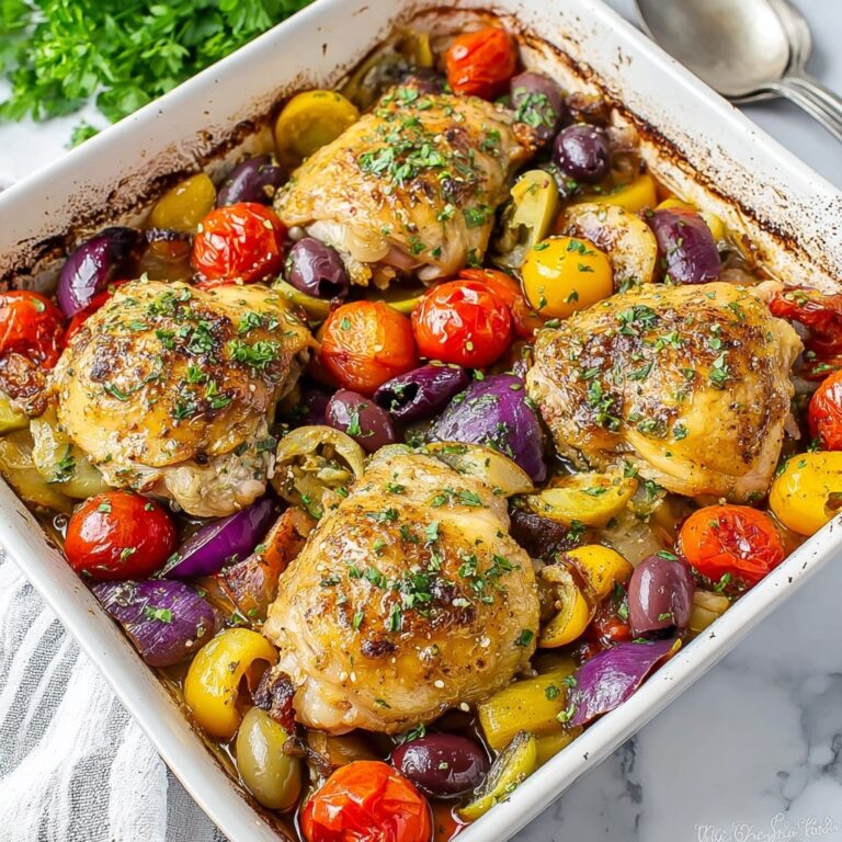 Mediterranean Chicken Tray Bake Recipe