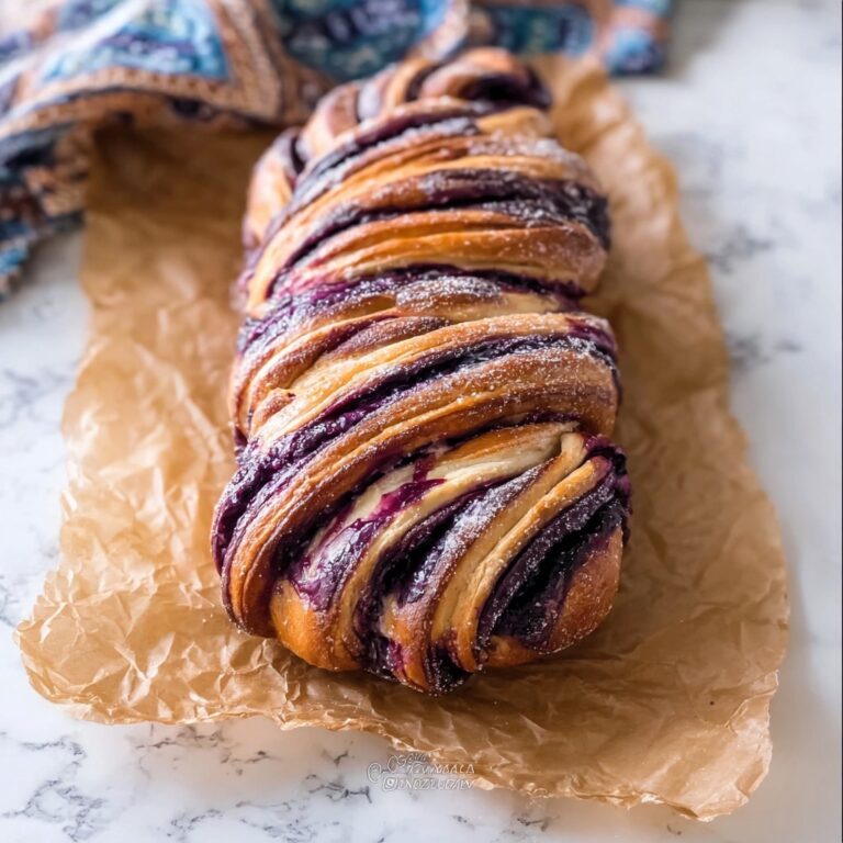 Blueberry Cream Cheese Babka Recipe