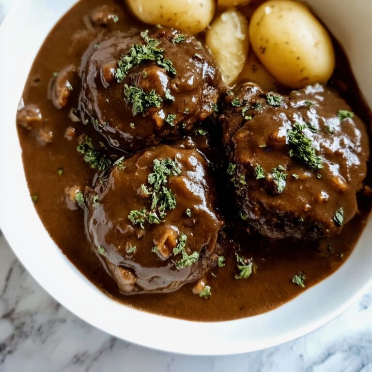 Savory Slow Cooker Salisbury Steak for Ultimate Comfort Recipe